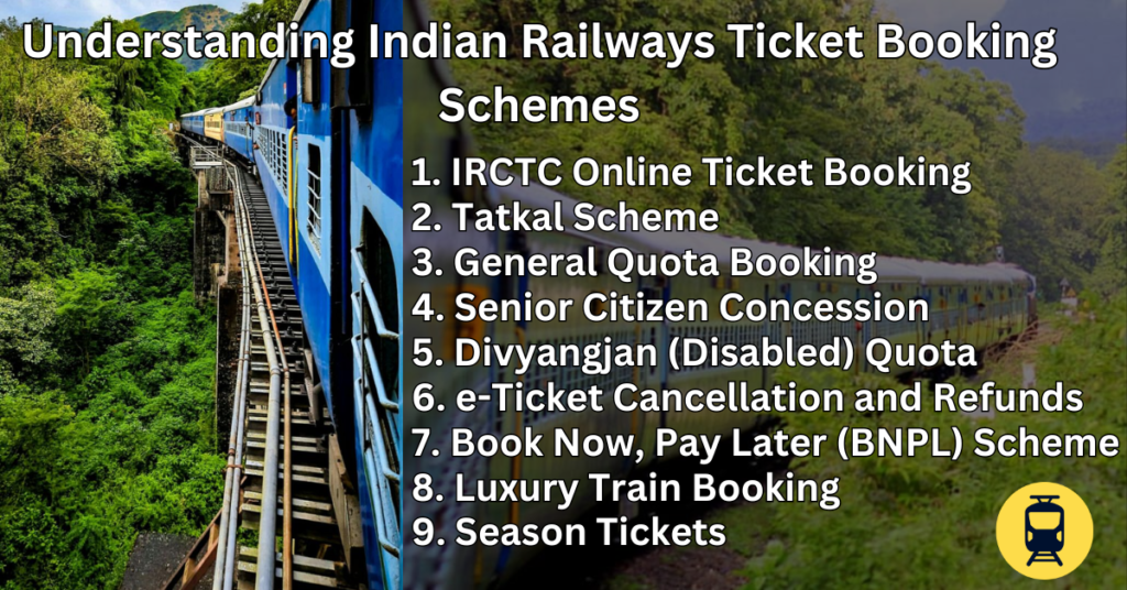 with reference to the indian railways which of these is a scheme related to ticket booking